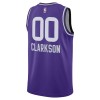 Camiseta Hombre Utah Jazz Clarkson 2023-24 Jordan Nike City Edition Violeta Swingman